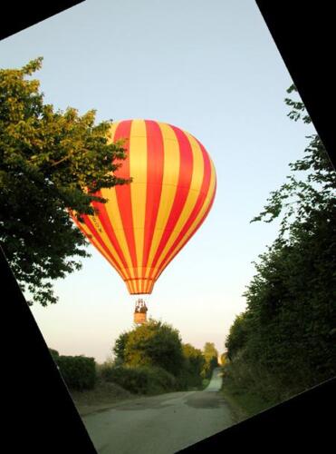 1373 tæt på landing